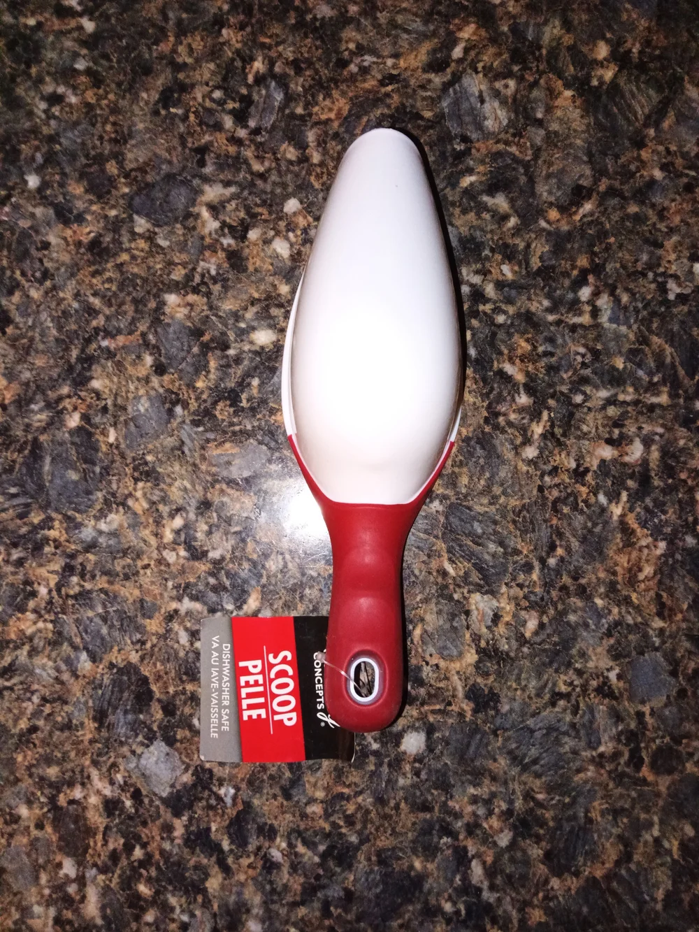 NEW 3 Pk KITCHEN RED & WHITE COOKING CONCEPTS IRed and White Scoop Set - 3 Piece
